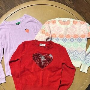 H&M Red Knit Sweater